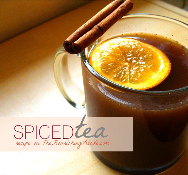 Spiced Tea recipe on TheFlourishingAbode