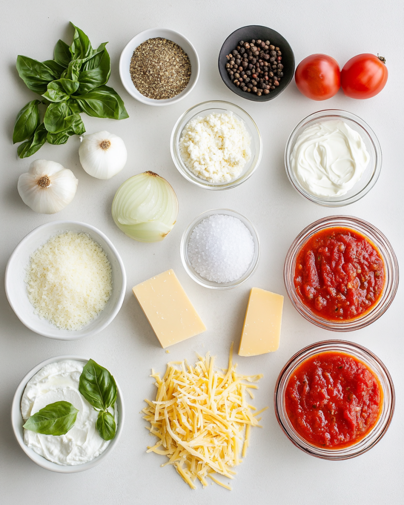 Keto Lasagna Soup Recipe Ingredients