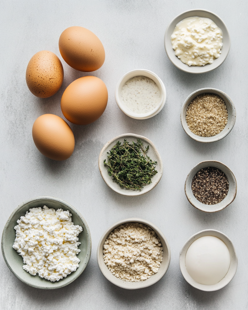 Cottage Cheese Flatbread Recipe Ingredients