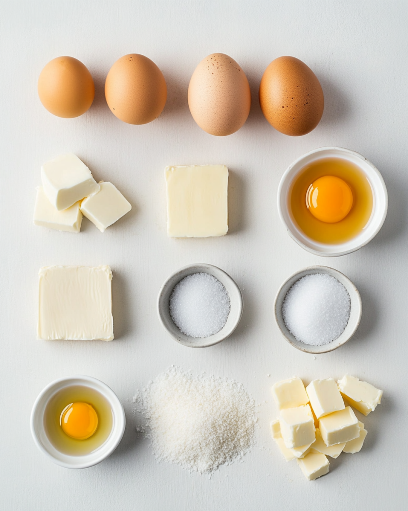 French Buttercream Recipe Ingredients