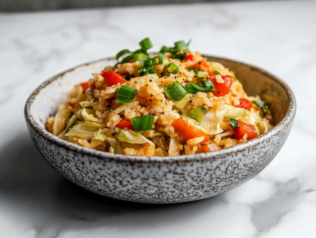 Keto Cabbage Rice Recipe