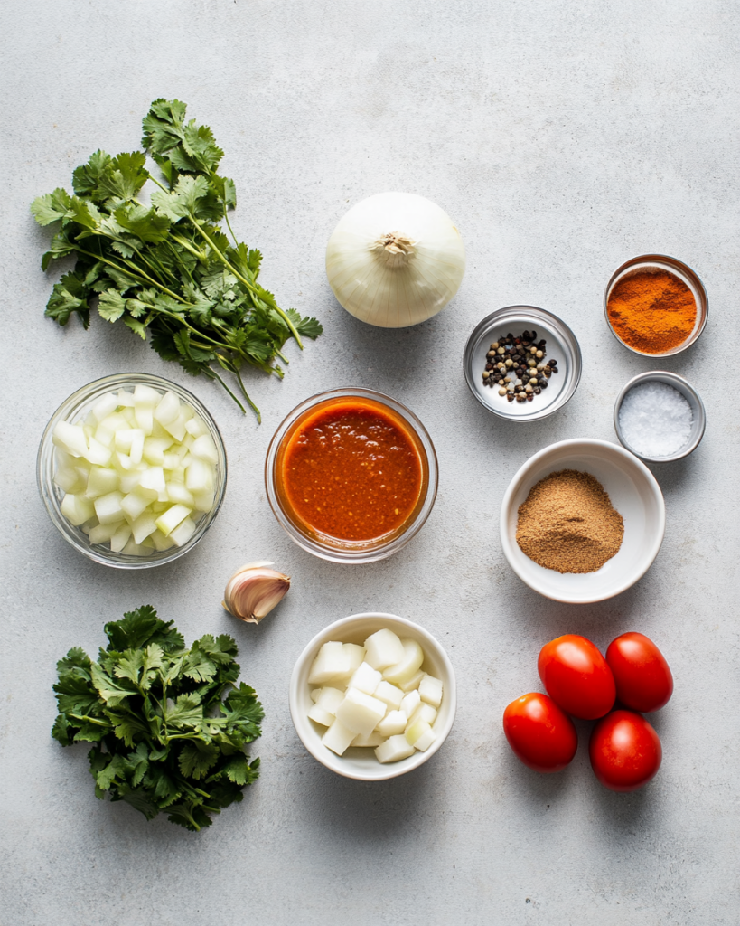 One Pan Coconut Curry Shrimp Recipe Ingredients