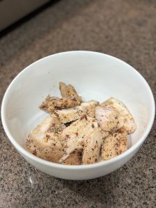 Preparing the Chicken