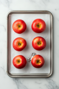 this image shows Cored Apples Ready for Baking