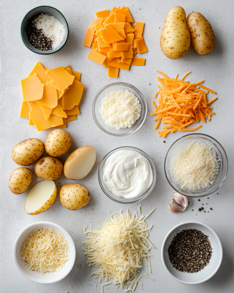 Crockpot Scalloped Potatoes Recipe Ingredients