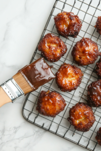 glazing-baked-apple-fritters