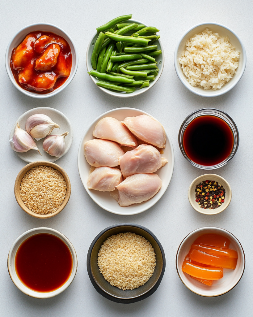 Honey Bourbon Chicken Recipe Ingredients