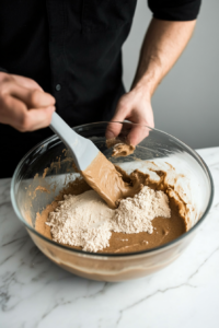 mixing-wet-and-dry-ingredients-for-apple-fritter-dough