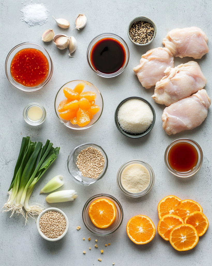 P.F. Chang’s Orange Chicken Recipe Ingredients
