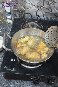 Fry until the exterior turns a rich golden brown