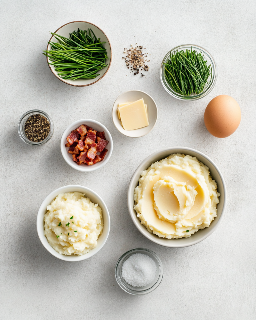 Mashed Potato Puffs Recipe Ingredients