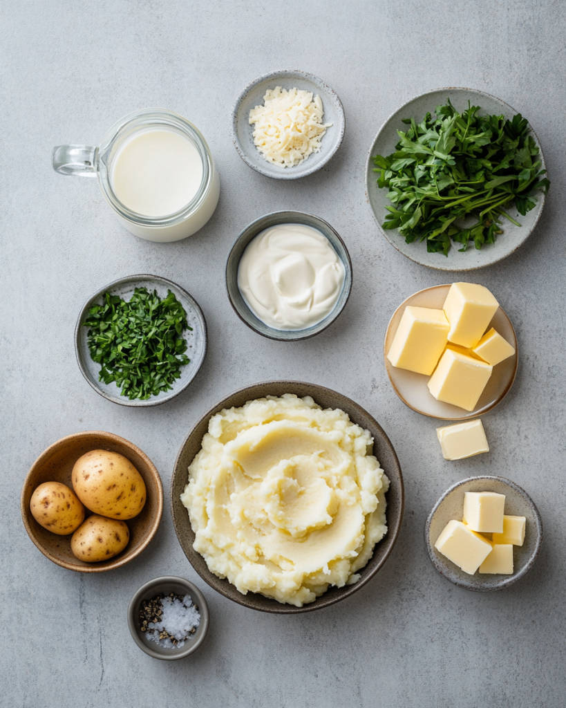 Million Dollar Mashed Potatoes Recipe Ingredients