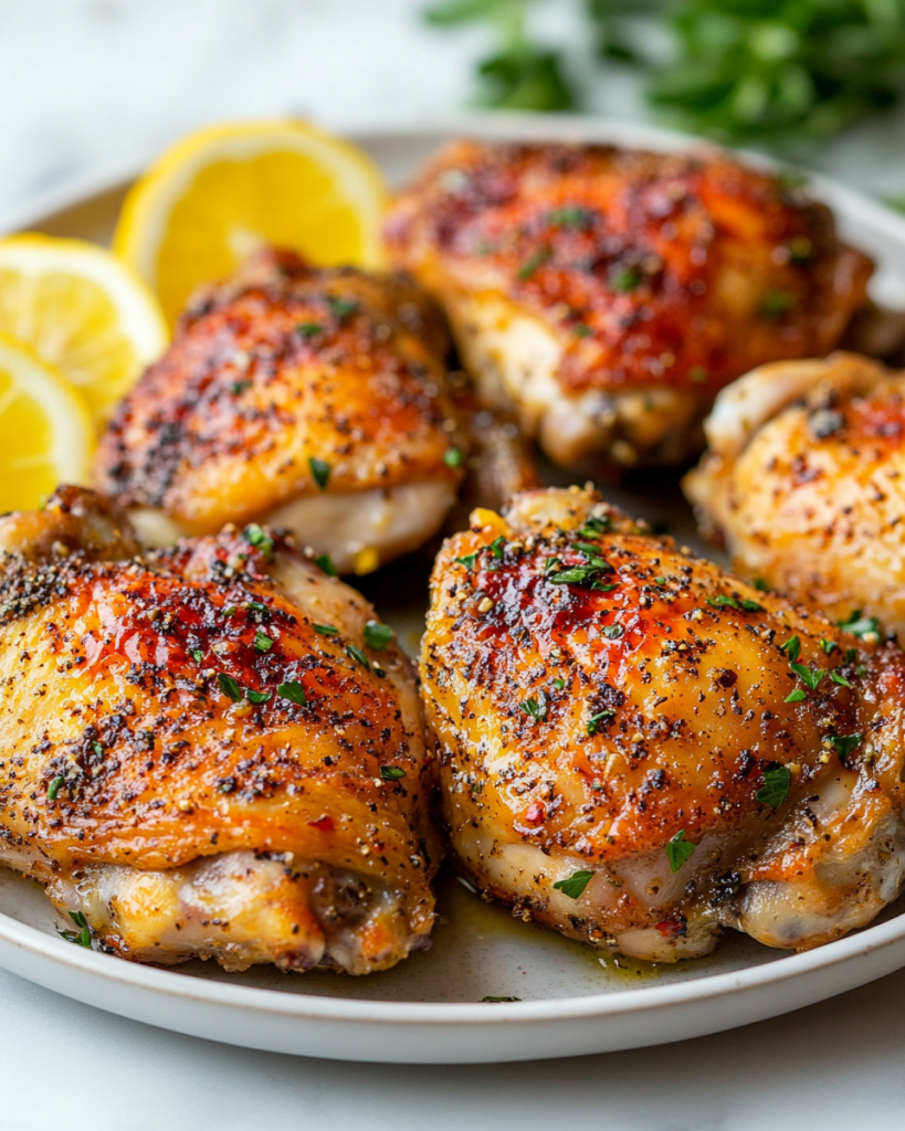 Pepper Chicken Thighs Recipe