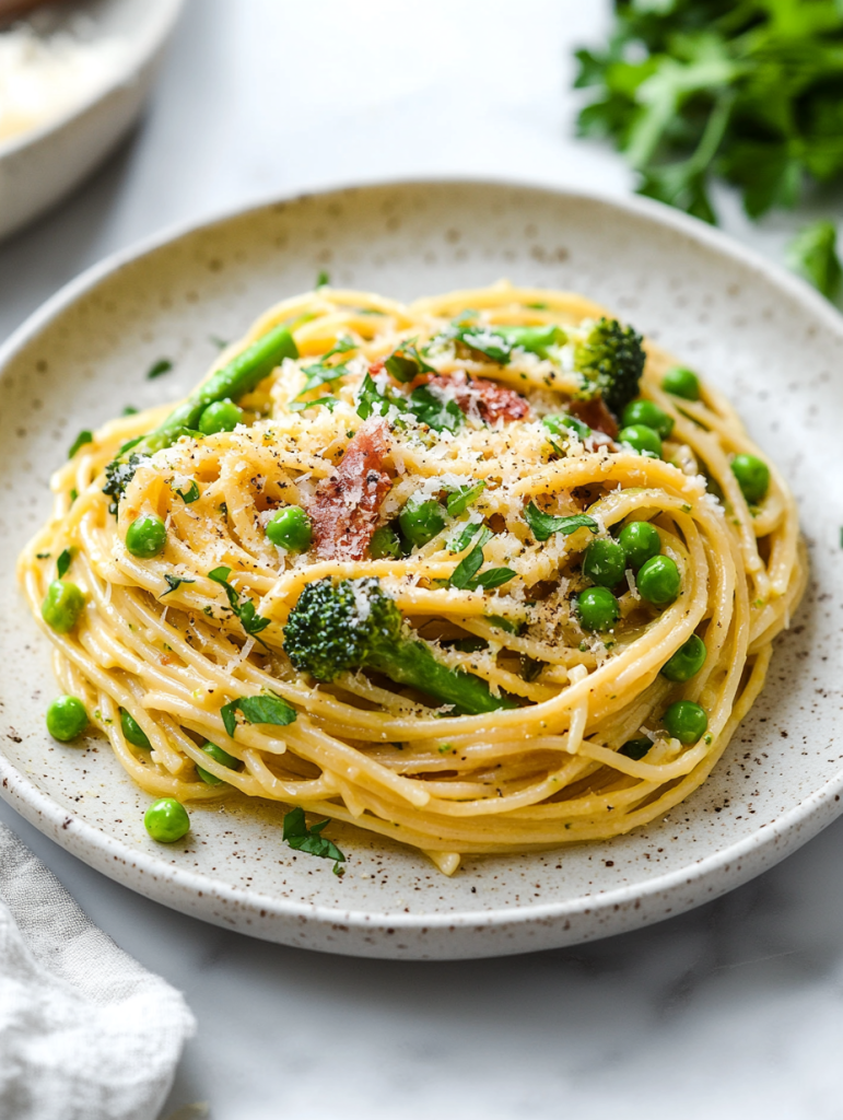 Spring Greens Carbonara Recipe