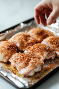 Sprinkle the spice mixture generously