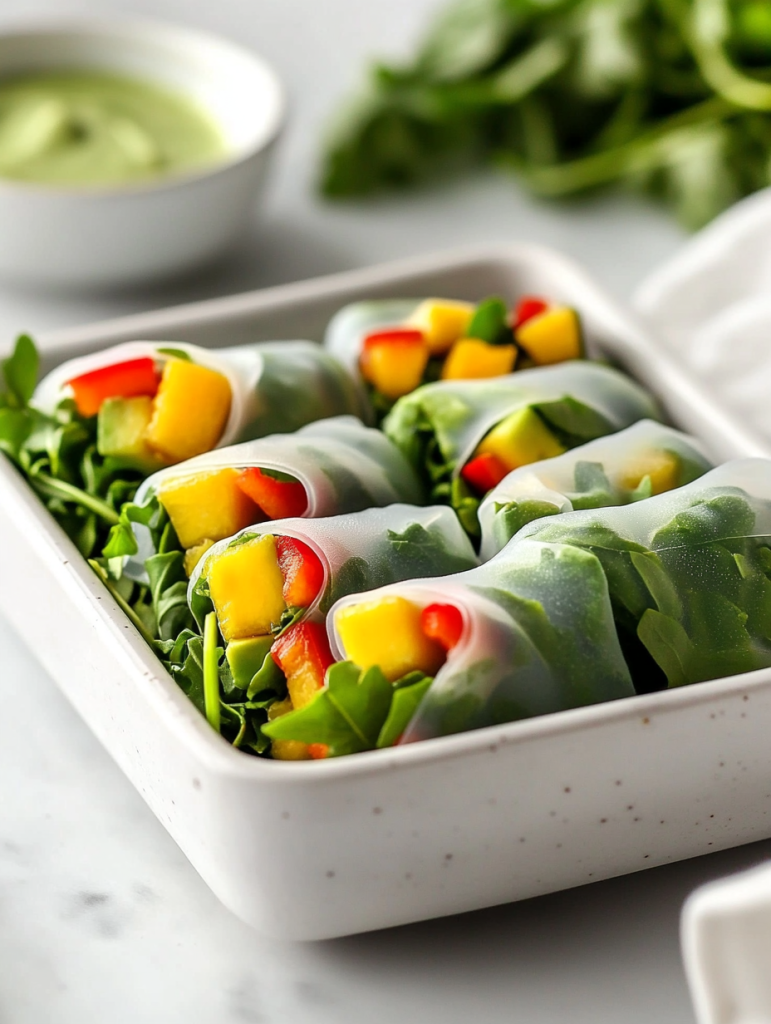 Thai Mango and Avocado Spring Rolls Recipe