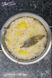 Top it all with the rest of the rice