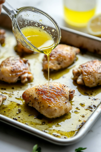 then drizzle evenly over