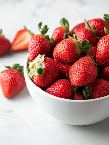 Measure 4 Cups of Fesh Strawberries