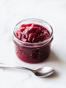 Pour the hot jam into sterilized jars or containers