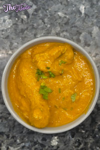 Serve with coriander and enjoy