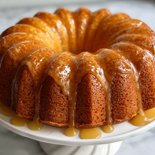 golden-brown-pumpkin-buttermilk-pound-cake-on-white-marble