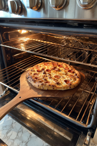 sliding-pizza-into-hot-oven-on-stone-white-marble