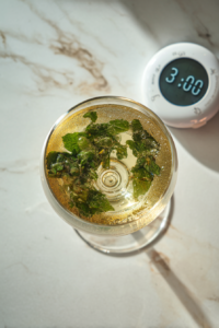 stgermain-mint-steeping-glass-timer-on-marble