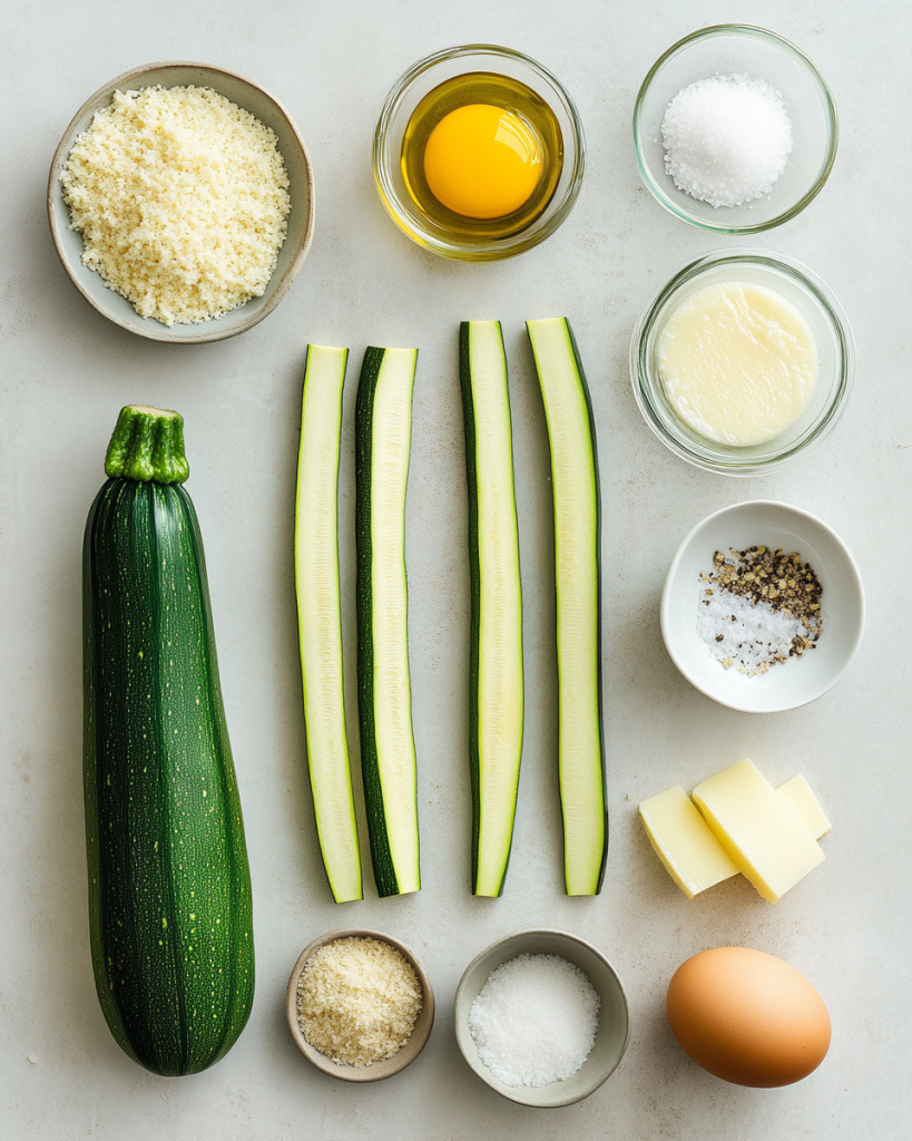 Zucchini Fries Recipe Ingredients