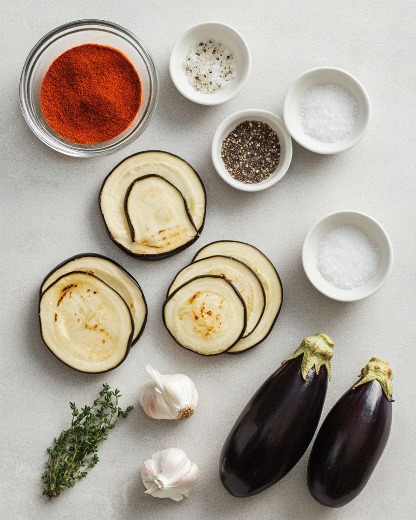 Roasted Eggplants Recipe Ingredients