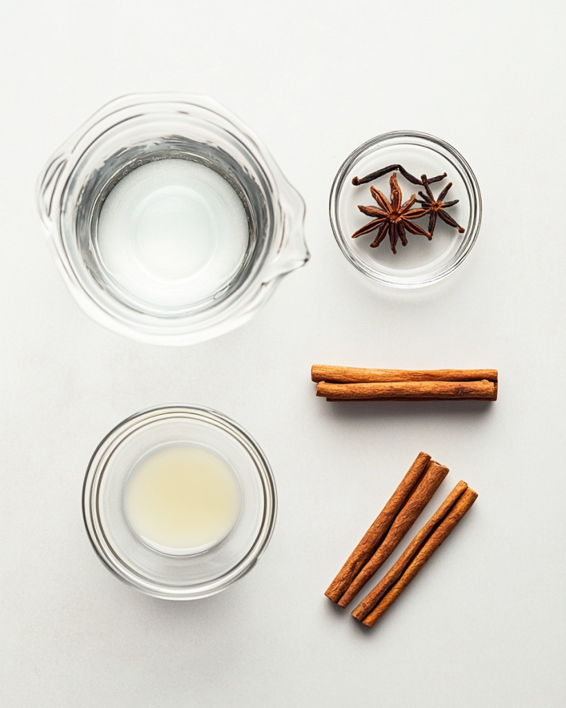 Vanilla Cinnamon Simmer Pot Ingredients