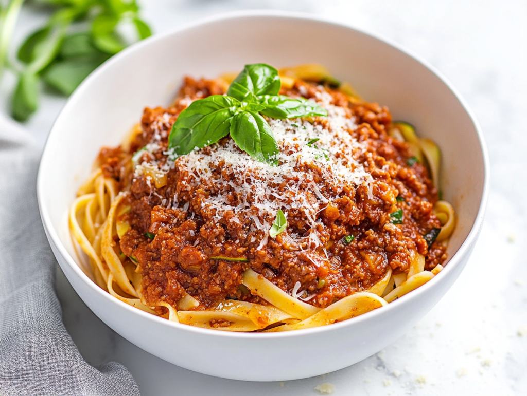 Meghan Markle Zucchini Bolognese Recipe