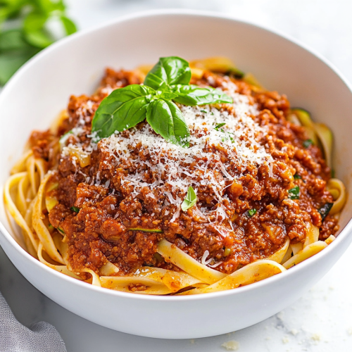 Meghan Markle Zucchini Bolognese Recipe