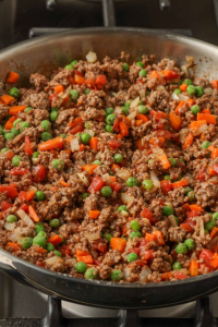 Toss in the minced garlic