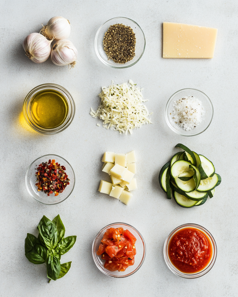 Zucchini Bolognese Recipe Ingredients