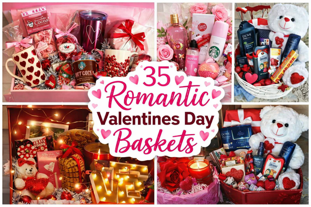 35 Romantic Valentines Day Baskets