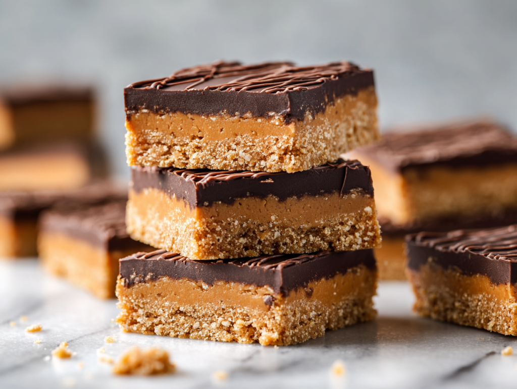 No-bake Peanut Butter Bars Recipe