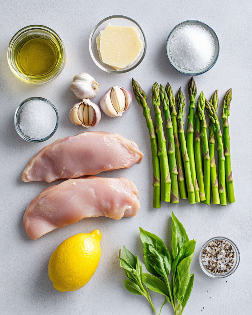 Keto Chicken Asparagus Skillet Recipe Ingredients