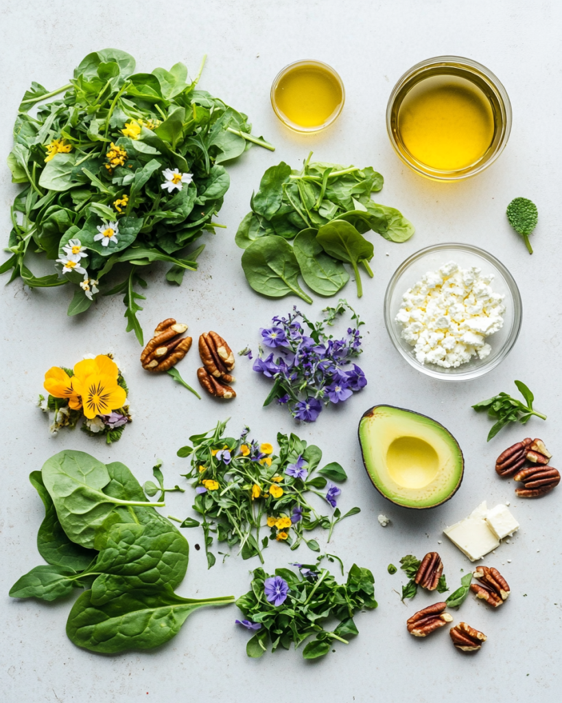 Keto Spring Salad Recipe Ingredients