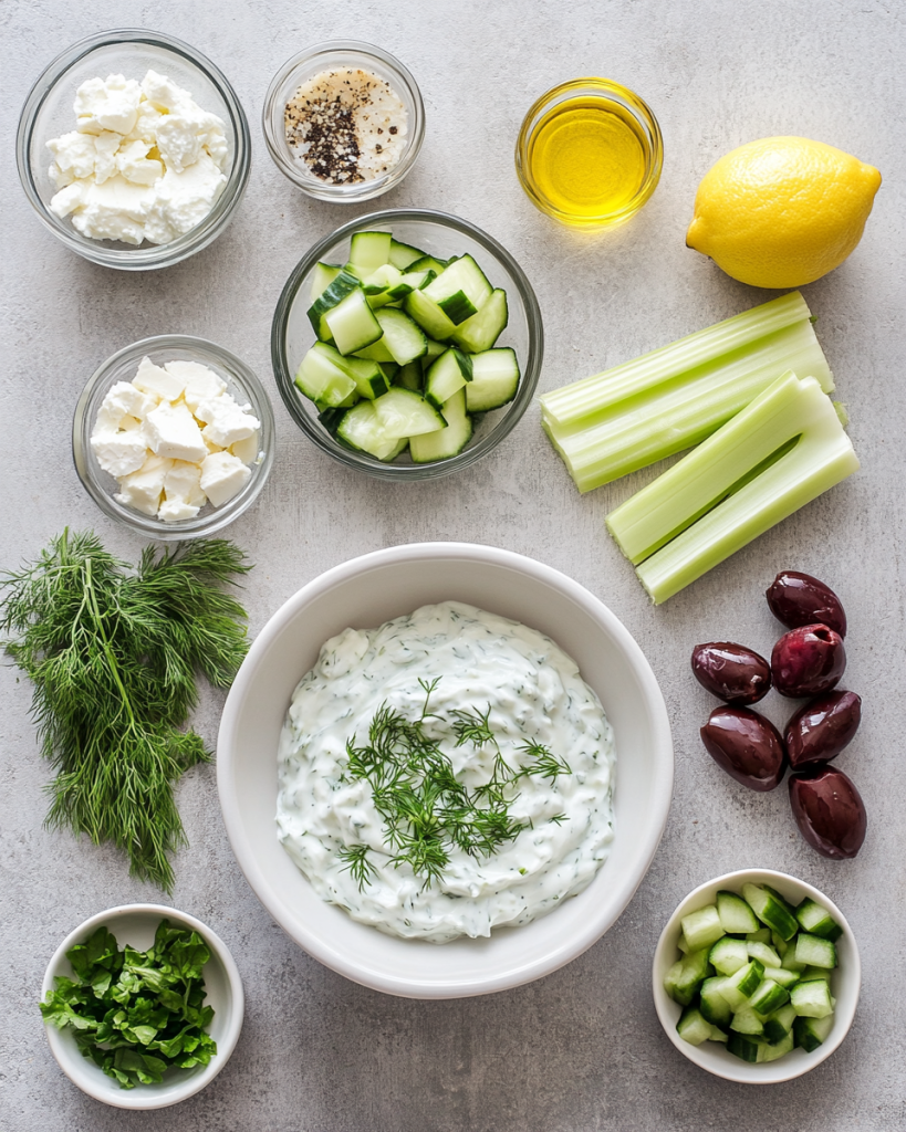 Tzatziki Chicken Salad Ingredients